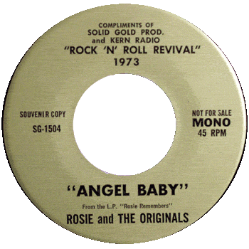 Rosie And The Originals - Angel Baby Kern Promo